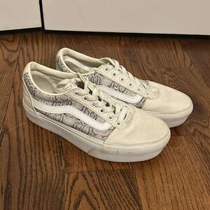 VANS WARD LO PLATFORM SNEAKER - WOMEN'S SIZE 7
